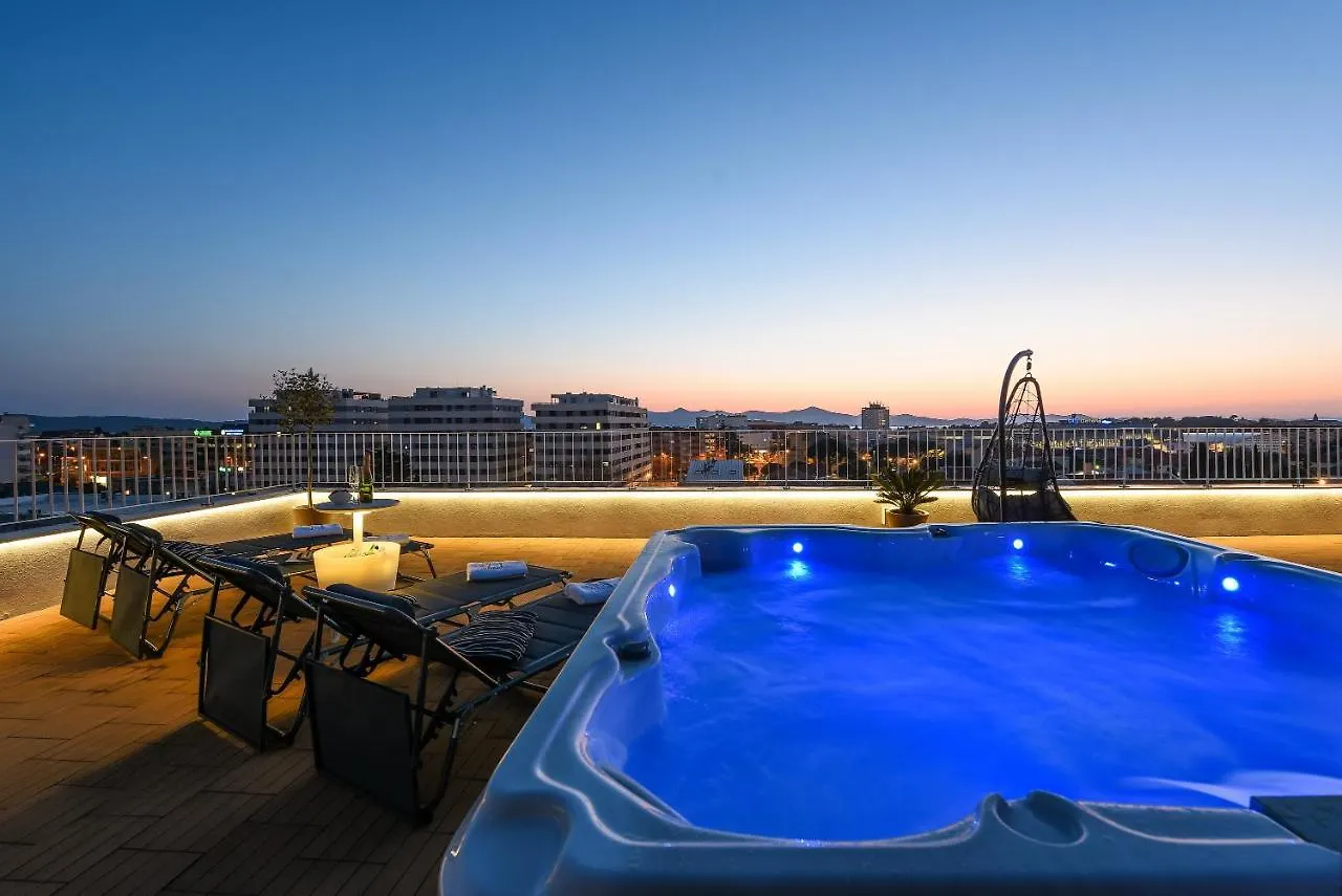 Zadar Sunset Penthouse With Spectacular View And Jacuzzi Appartement 0*,