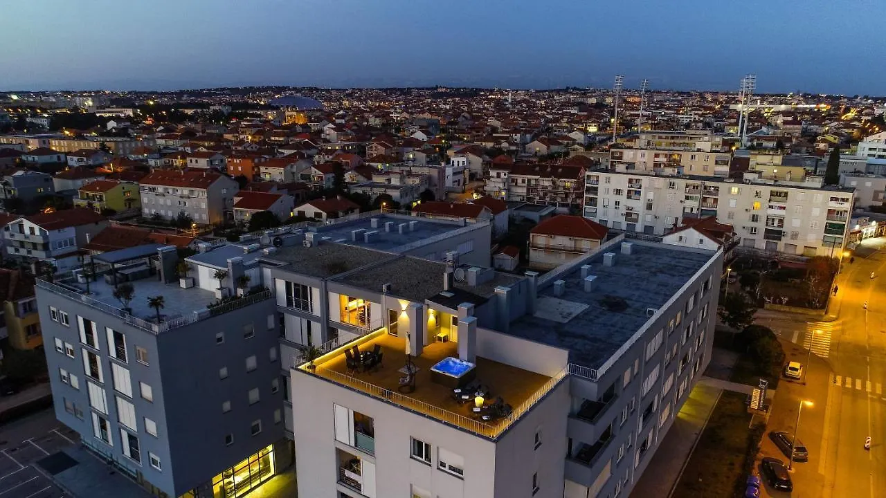 Zadar Sunset Penthouse With Spectacular View And Jacuzzi Appartement 0*,  Kroatië